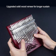 34 Key Kalimba Thumb Piano Vintage Style Chromatic Keys with Storage Case Premium Perfect for Beginners and Professionals