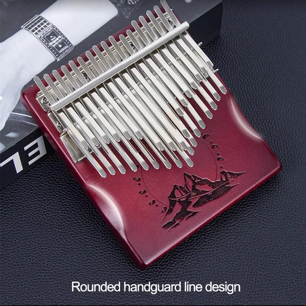 34 Key Kalimba Thumb Piano Vintage Style Chromatic Keys with Storage Case Premium Perfect for Beginners and Professionals
