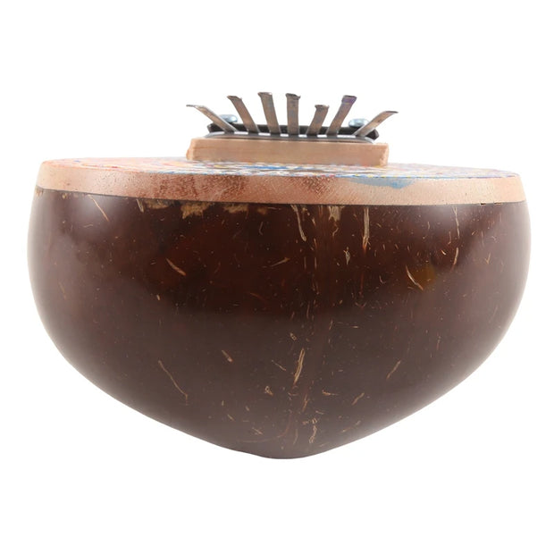 7 Key Tuneable Coconut Shell Mbira Portable Kalimba Adjustable Finger Thumb Piano Musical Instrument Durable