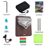 LINGTING Chromatic Kalimba 34 42 Key C Note Portable Thumb Piano Musical Keyboard Professional Kalimba Musical Instruments Gifts