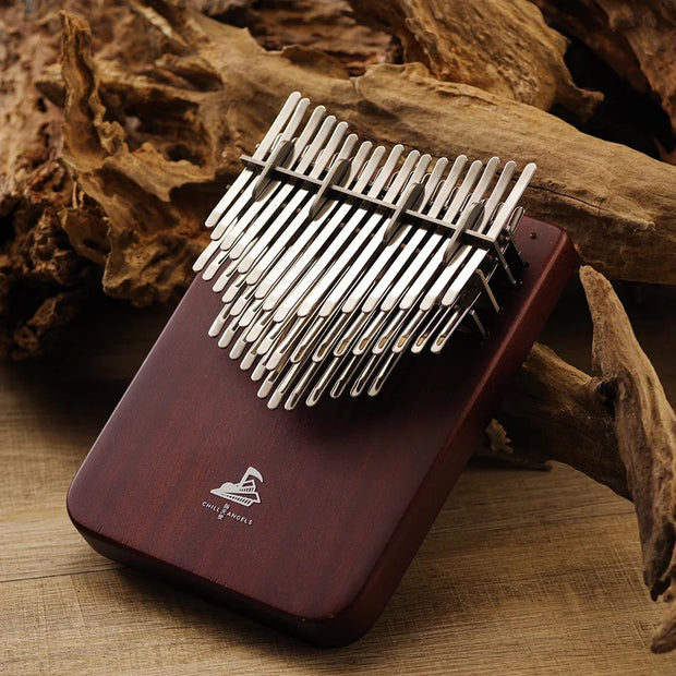 Chill Angels Kalimba 46 Keys 3 Layer Thumb Piano Portable Professional Finger Piano Ebony Wood Kalimbas Keyboard Instrument Gift