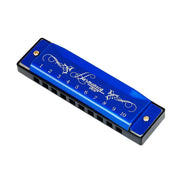 IRIN Harmonica 10 Holes 20 Notes Key of C Harmonica Colorful Metal Shell With Packing Box Educational Orff Beginner Harmonica