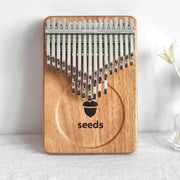 Seeds Professional Kalimba 41 Keys Thumb Piano Full Veneer Solid Okoume Wood Kalimba Finger Piano Children Keyboard Instrument