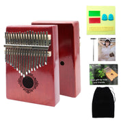 Kalimba Thumb Piano 17 21 Keys Mahogany Wood Portable Finger Piano Combinations Gifts for Kids