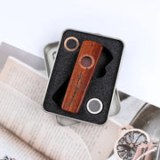 Wood Made Kazoo Flute Sapele Walnut Wood Guitar Ukulele Accompaniment Harmonica Diaphragm Gifts For Kids And Adults
