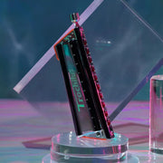 JDR Trochilus 10 Holes Chromatic Harmonica Key of C Armonica Valveless Harp Mouth Organ Chromonica with Case for Beginners