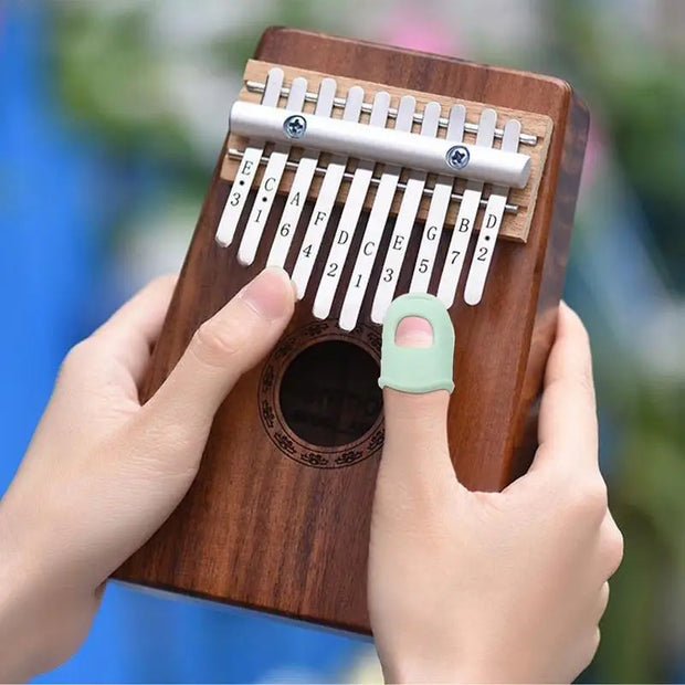 Piano Finger Protector Guitar Finger Fingertip Protectors Breathable Silicone Kalimba Thumb Piano Finger Protectors For Stringed
