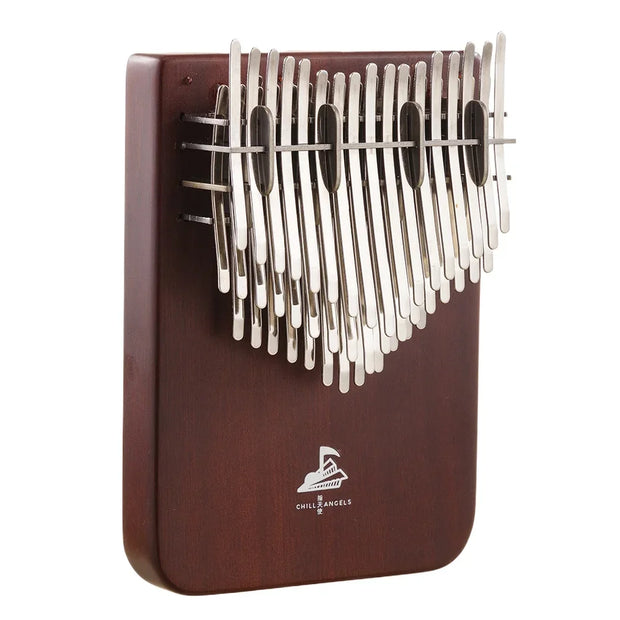 Chill Angels Kalimba 46 Keys 3 Layer Thumb Piano Portable Professional Finger Piano Ebony Wood Kalimbas Keyboard Instrument Gift