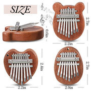 8 Key Mini Wooden Kalimba High Quality Exquisite Finger Thumb Piano Marimba Musical Good Accessory Pendant Gift