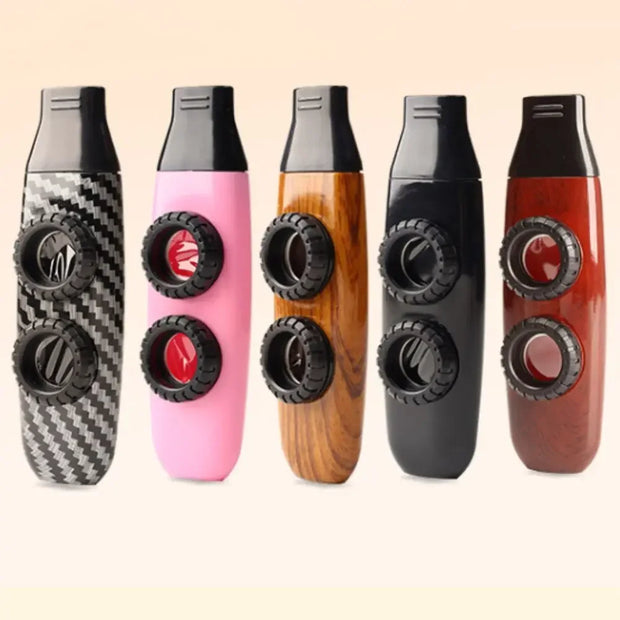 Double Hole Design Kazoo Instrument Double Film Colored Kazoos Wear-resistant Portable ABS Kazoo Music Instrument