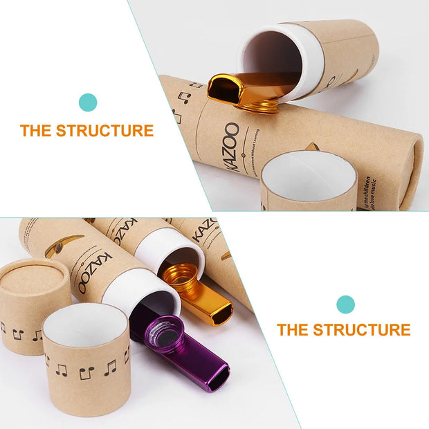 Vaguelly 2pcs Metal Kazoos for Adults Green Guitar Ukulele Violin Keyboard Music Instrument Toys