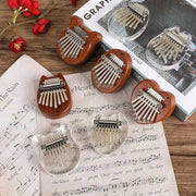 8 Key Mini Wooden Kalimba High Quality Exquisite Finger Thumb Piano Marimba Musical Good Accessory Pendant Gift