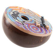 7 Key Tuneable Coconut Shell Mbira Portable Kalimba Adjustable Finger Thumb Piano Musical Instrument Durable