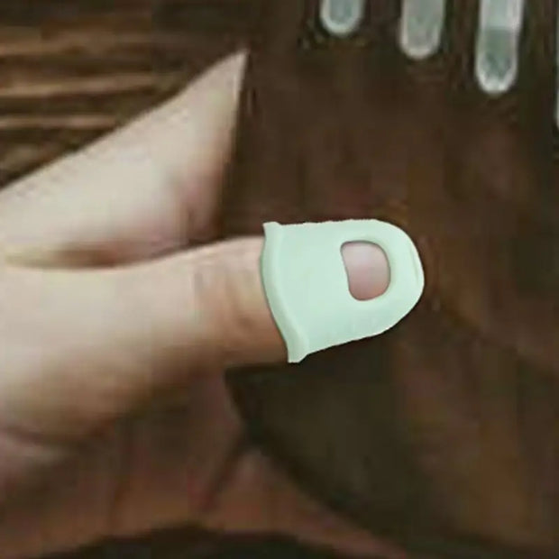 Piano Finger Protector Guitar Finger Fingertip Protectors Breathable Silicone Kalimba Thumb Piano Finger Protectors For Stringed