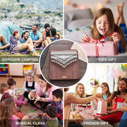 LINGTING Chromatic Kalimba 34 42 Key C Note Portable Thumb Piano Musical Keyboard Professional Kalimba Musical Instruments Gifts