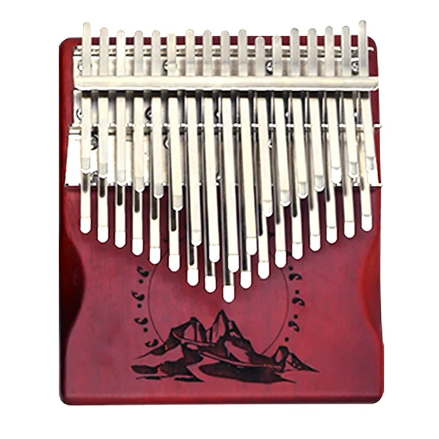 34 Key Kalimba Thumb Piano Vintage Style Chromatic Keys with Storage Case Premium Perfect for Beginners and Professionals