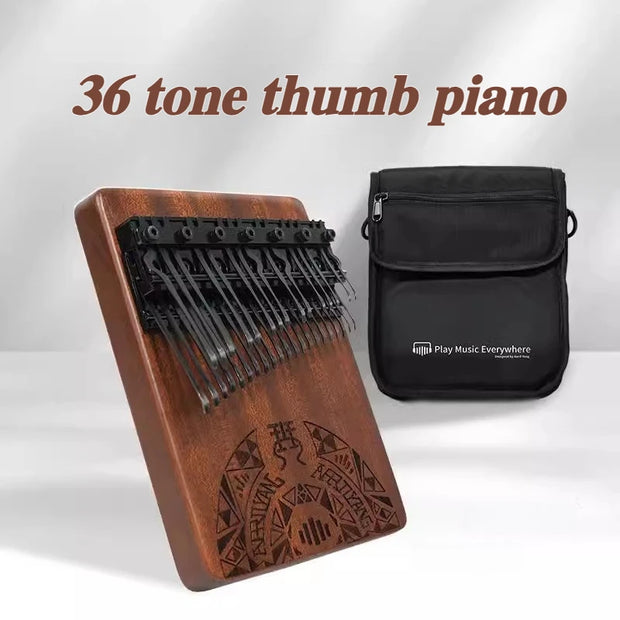 36 Tone Fingerboard Piano Portable Keyboard Kalimba Sound Therapy Beginner Thumb Piano Musical Instruments for Children