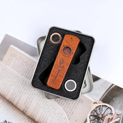 Wood Made Kazoo Flute Sapele Walnut Wood Guitar Ukulele Accompaniment Harmonica Diaphragm Gifts For Kids And Adults